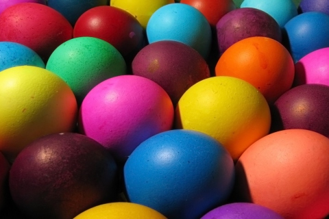 Fondo de pantalla Easter Eggs 480x320