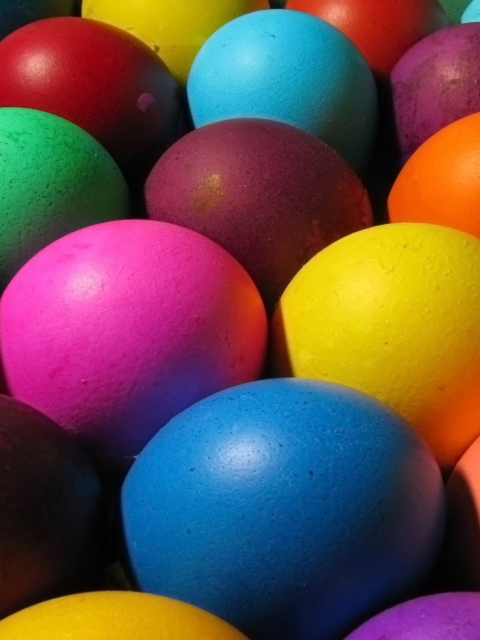 Fondo de pantalla Easter Eggs 480x640