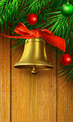 Das Jingle Bells Wallpaper 240x400