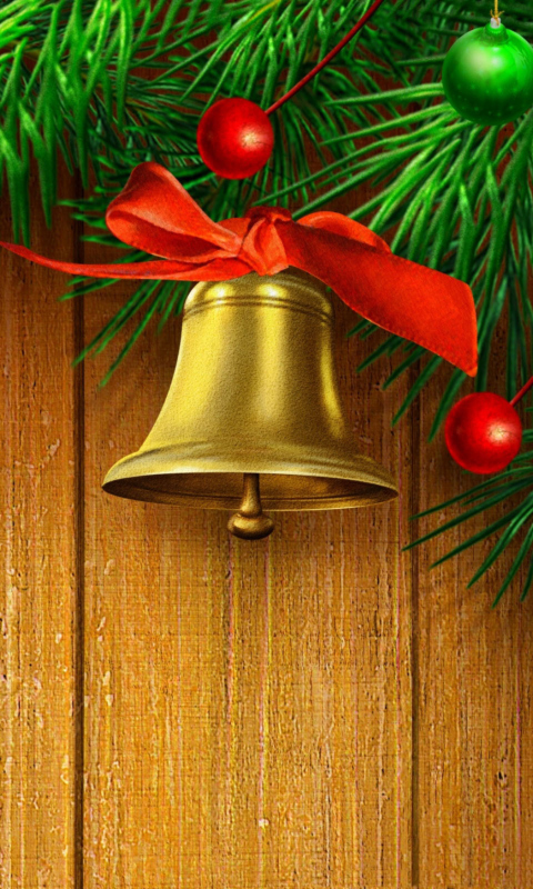 Das Jingle Bells Wallpaper 480x800