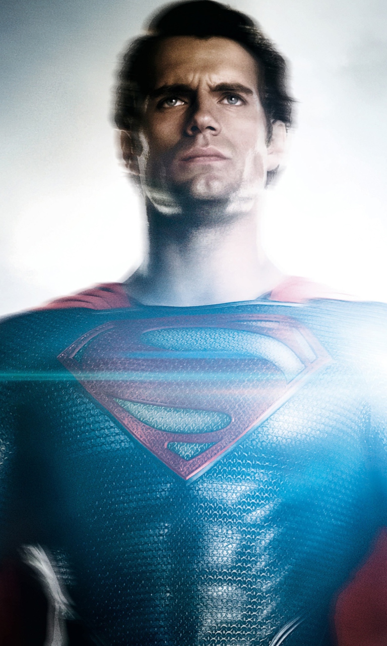 Fondo de pantalla Man Of Steel Henry Cavill 768x1280