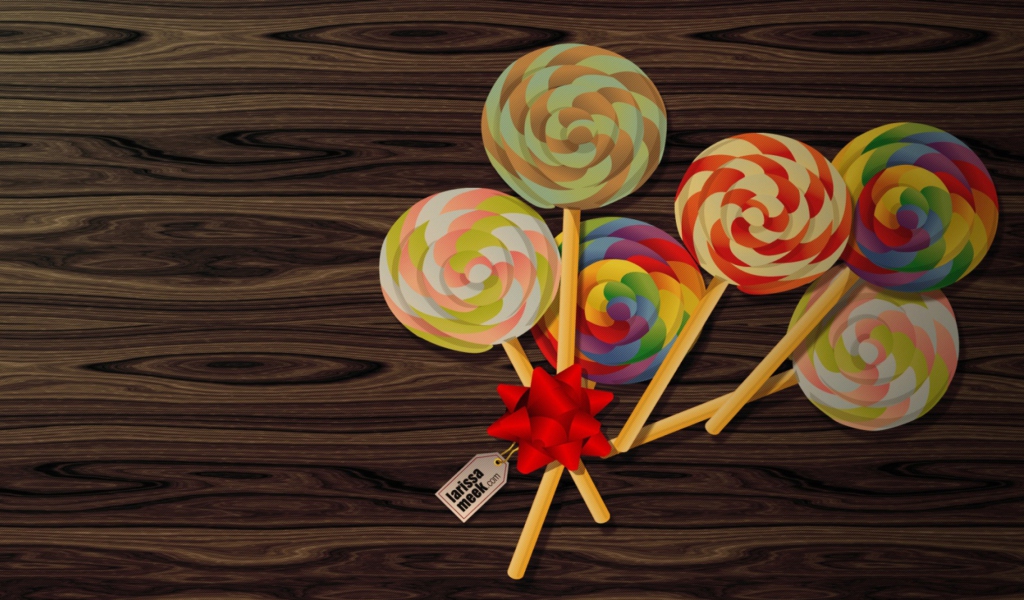 Lollipop wallpaper 1024x600