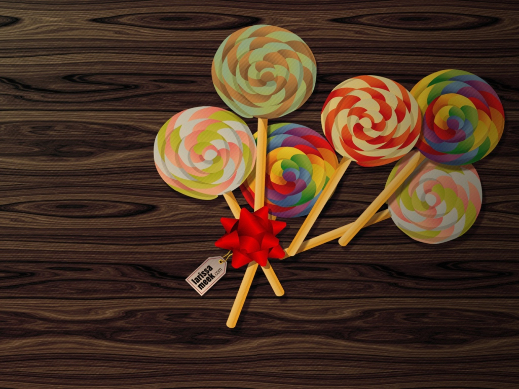 Das Lollipop Wallpaper 1024x768