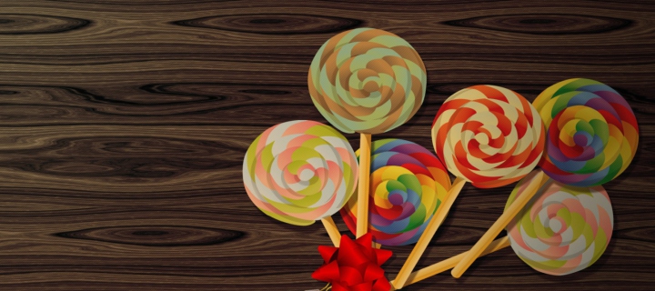 Lollipop wallpaper 720x320