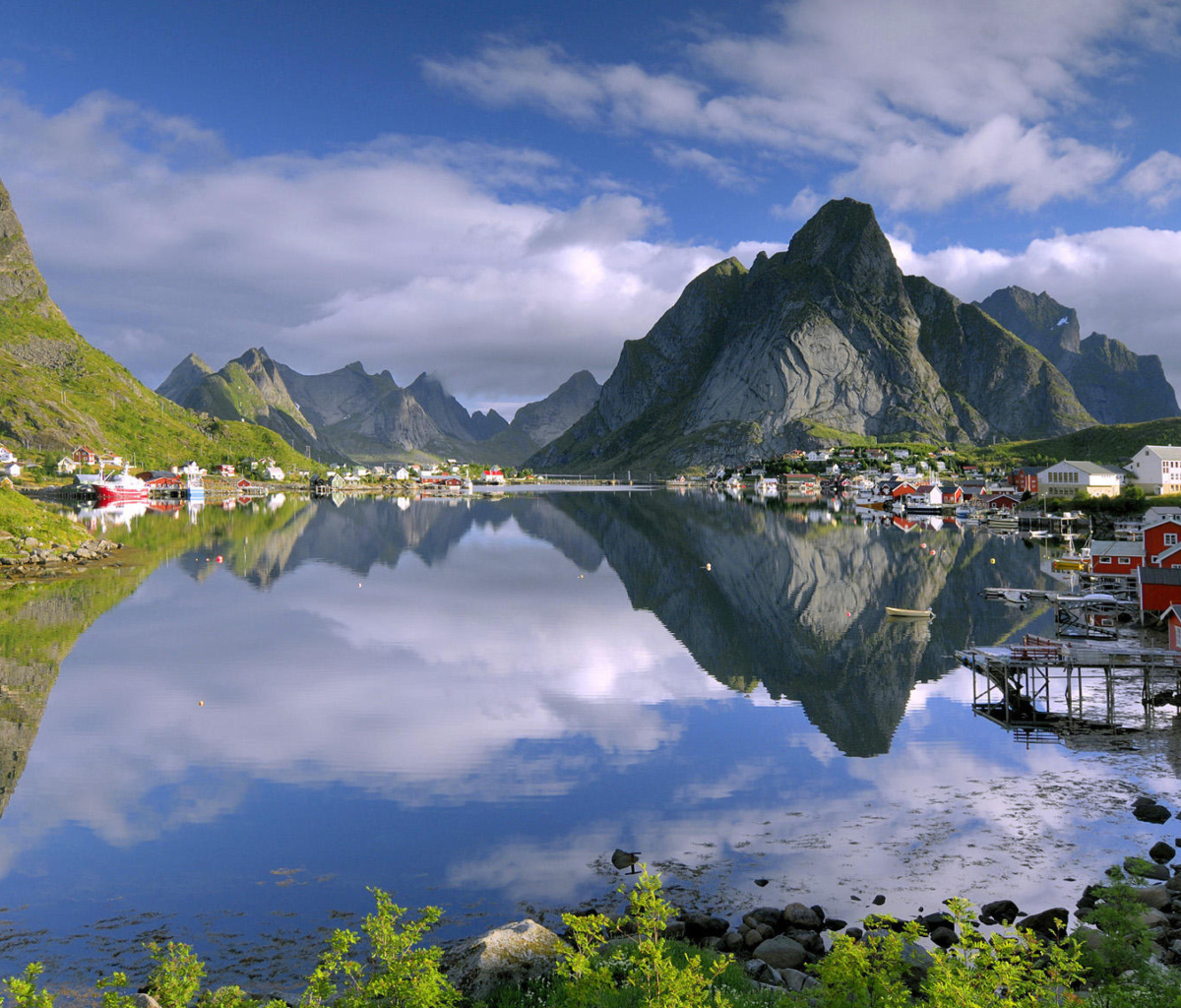 Lofoten Norway HD wallpaper 1200x1024