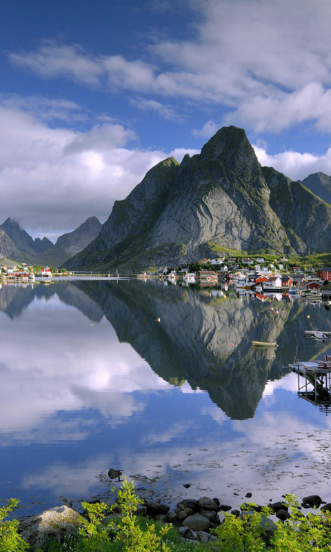 Lofoten Norway HD screenshot #1 480x800