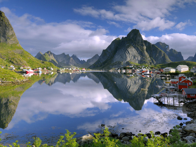Das Lofoten Norway HD Wallpaper 640x480