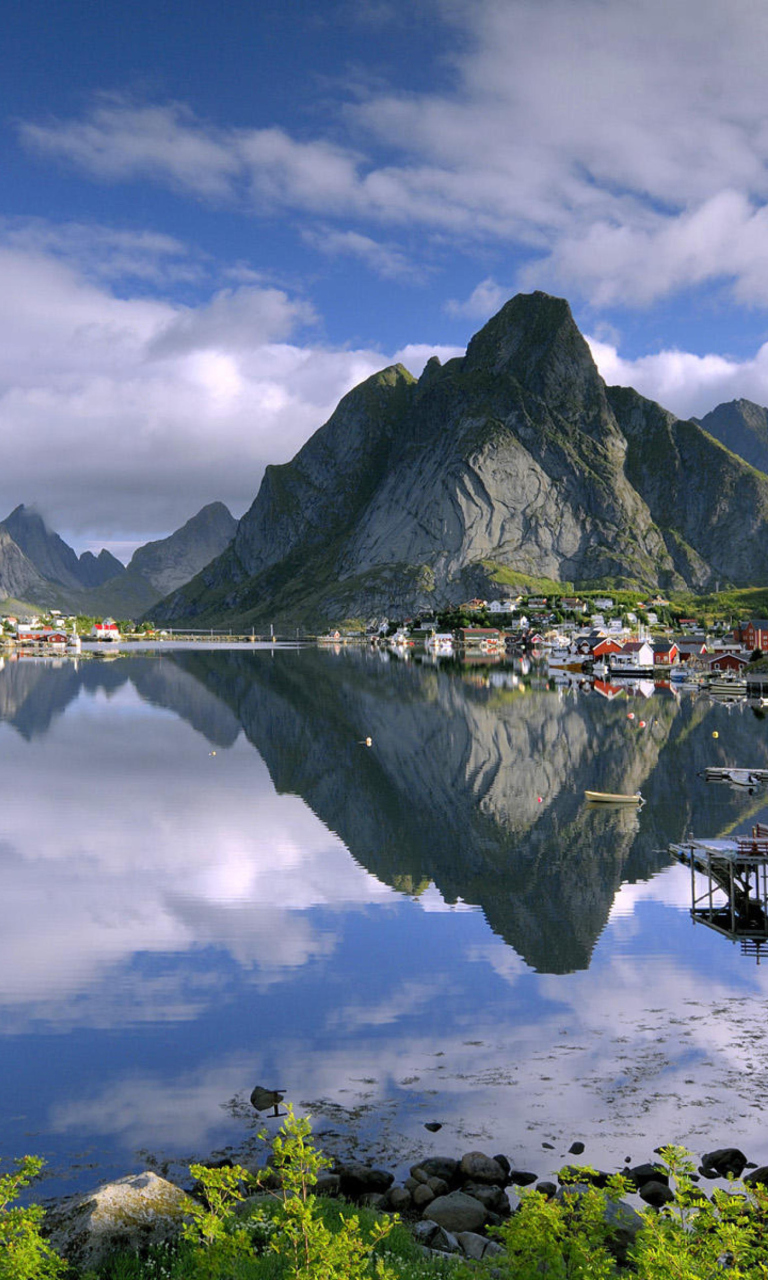 Lofoten Norway HD wallpaper 768x1280