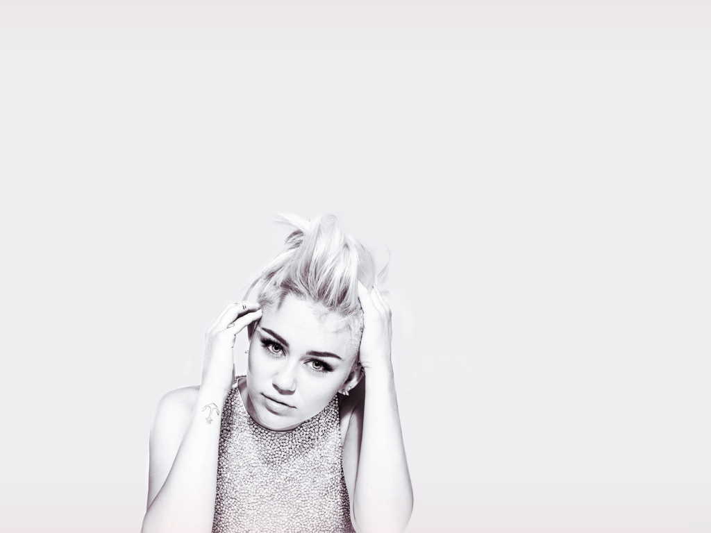 Das Miley Cyrus Wallpaper 1024x768