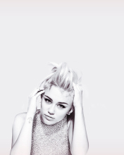 Fondo de pantalla Miley Cyrus 176x220