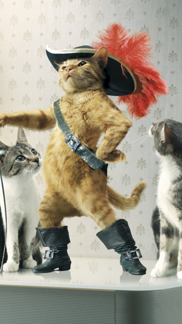 Puss in Boots wallpaper 640x1136