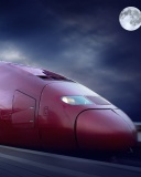 Thalys train on high speed line wallpaper 128x160