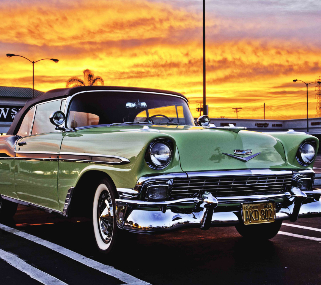 Chevrolet Classic Convertible 1956 wallpaper 1080x960