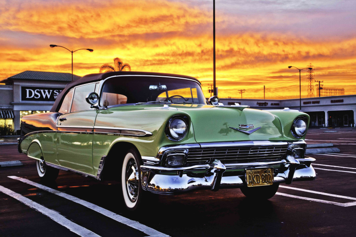 Chevrolet Classic Convertible 1956 wallpaper