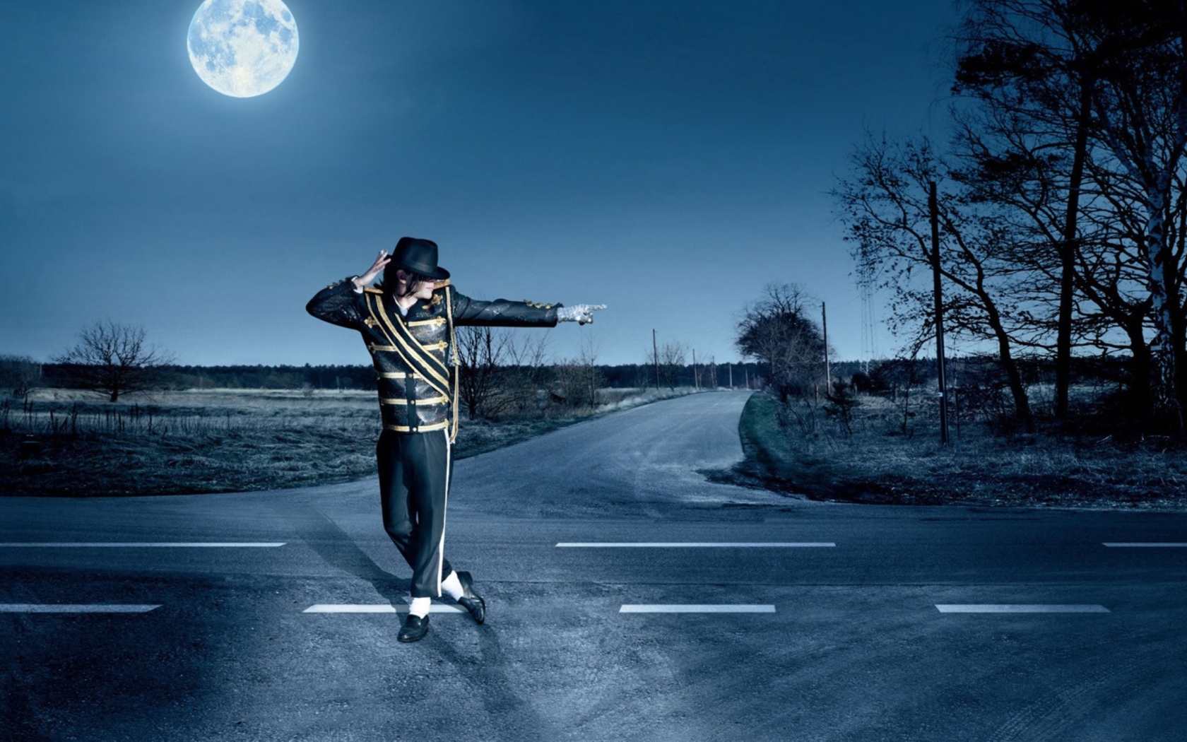 Обои Dancing Michael Jackson 1680x1050