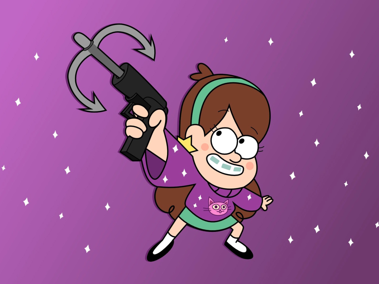 Das Mabel in Gravity Falls Cartoon Wallpaper 1280x960