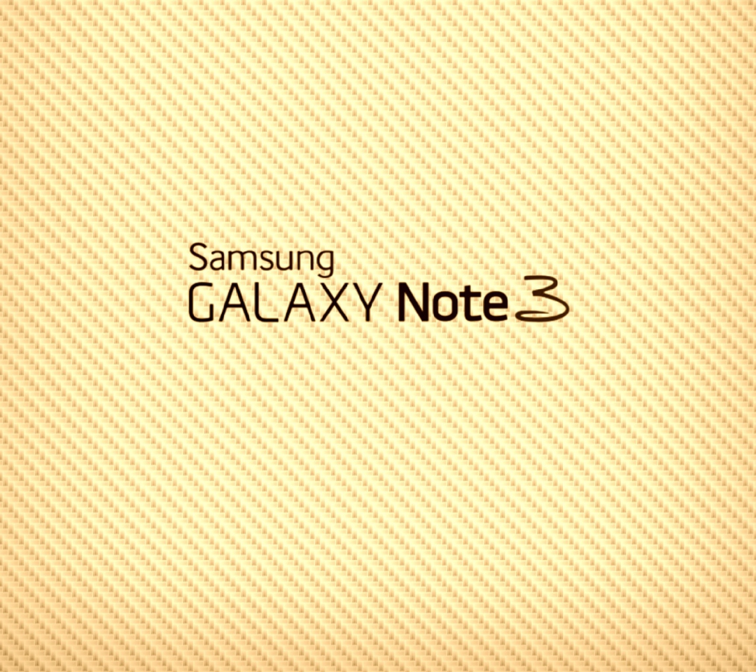 Das Samsung Galaxy Note 3 Gold Wallpaper 1080x960