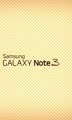 Fondo de pantalla Samsung Galaxy Note 3 Gold 240x400