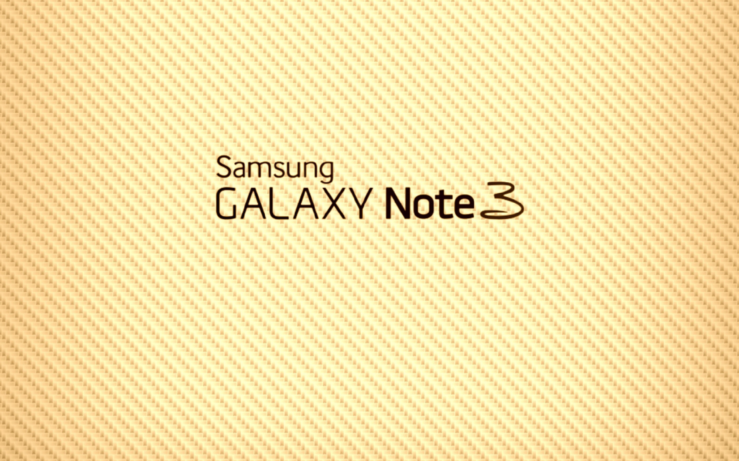 Das Samsung Galaxy Note 3 Gold Wallpaper 2560x1600