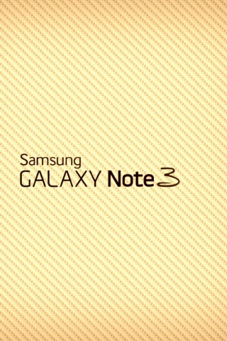Das Samsung Galaxy Note 3 Gold Wallpaper 320x480