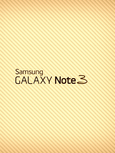 Das Samsung Galaxy Note 3 Gold Wallpaper 480x640