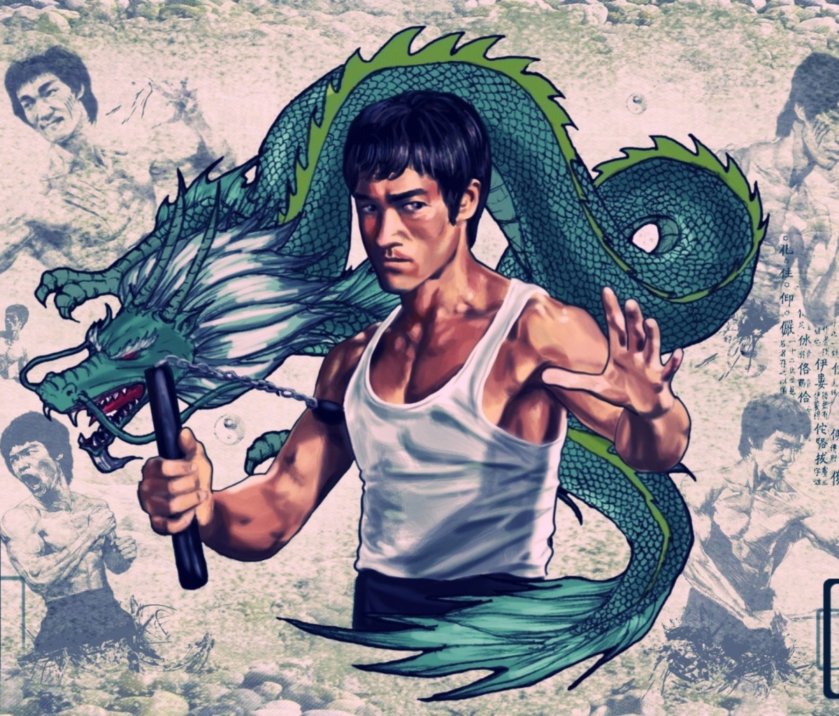 Das Bruce Lee Wallpaper 1200x1024