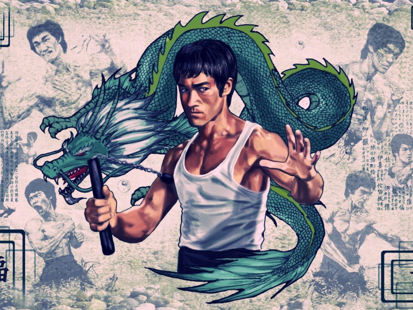Screenshot №1 pro téma Bruce Lee 1400x1050