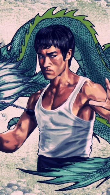 Das Bruce Lee Wallpaper 360x640