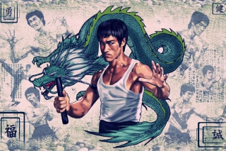 Bruce Lee - Obrázkek zdarma 