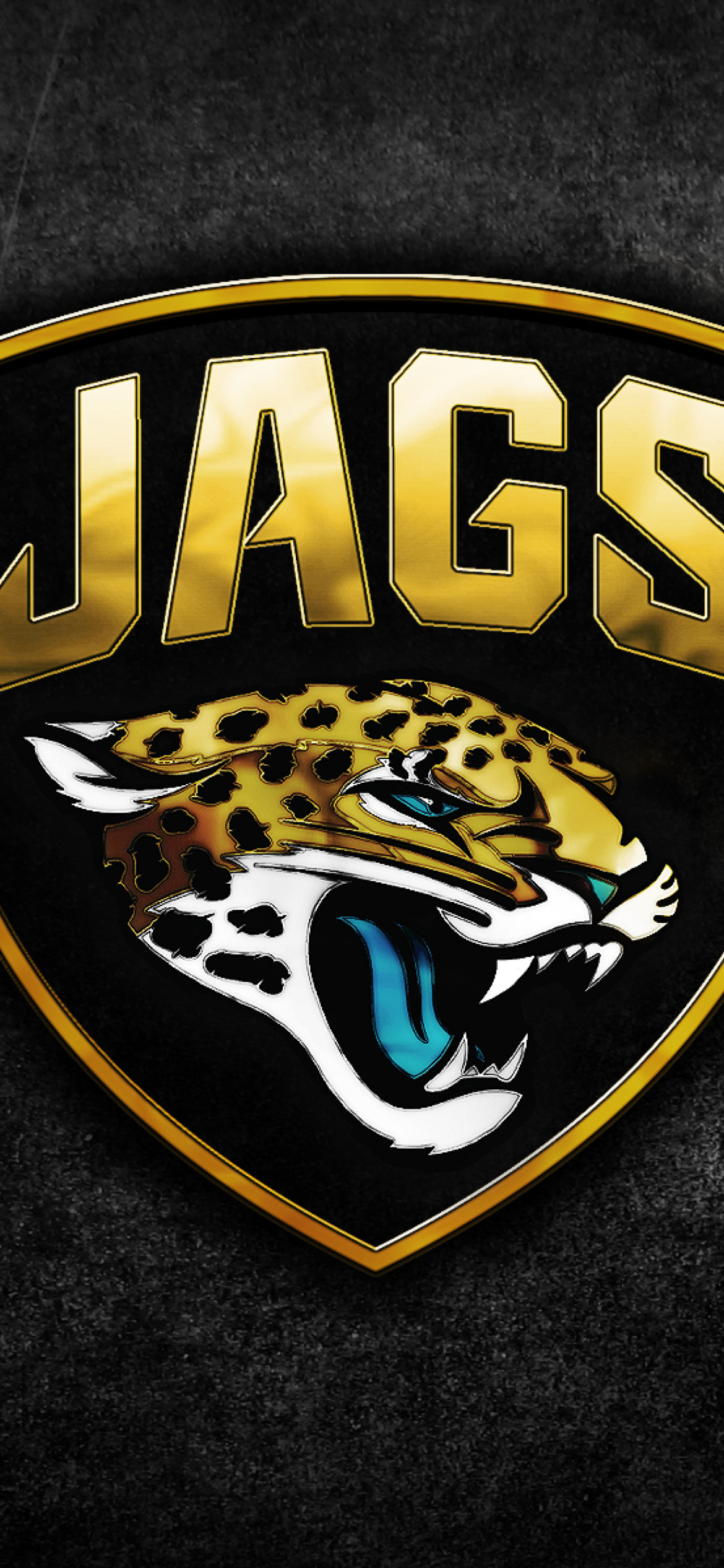 Das Jacksonville Jaguars NFL Team Logo Wallpaper 1170x2532