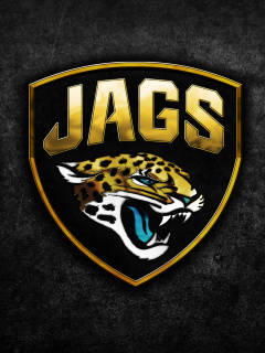 Das Jacksonville Jaguars NFL Team Logo Wallpaper 240x320