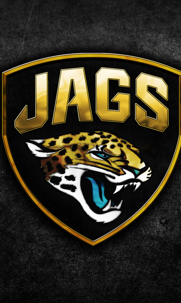 Fondo de pantalla Jacksonville Jaguars NFL Team Logo 768x1280