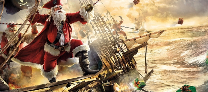 Sfondi Pirate Santa 720x320