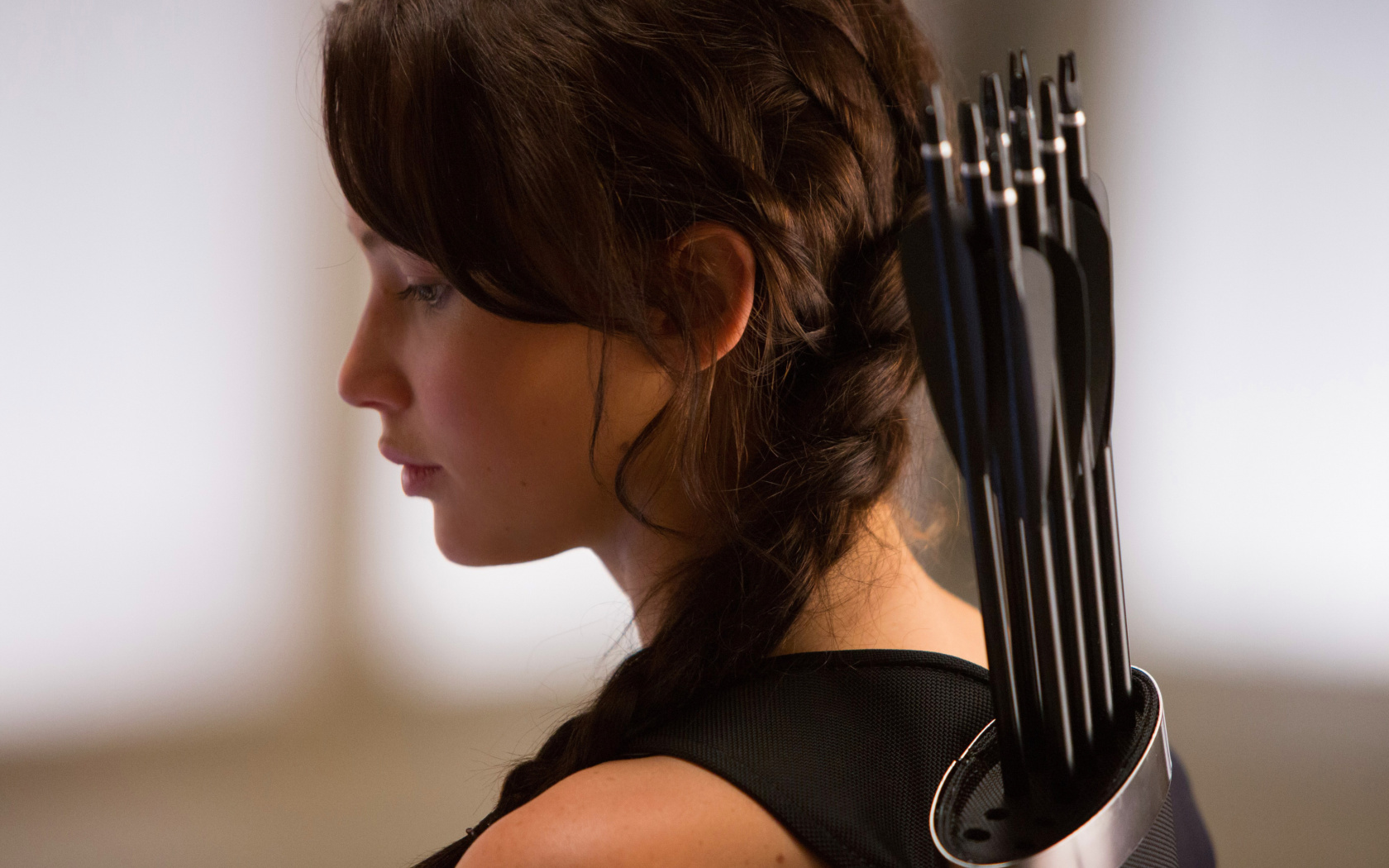 Jennifer lawrence in The Hunger Games Catching Fire wallpaper 1680x1050