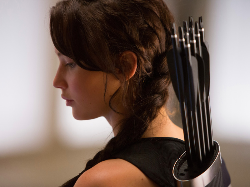 Fondo de pantalla Jennifer lawrence in The Hunger Games Catching Fire 800x600
