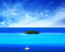 Fondo de pantalla Blue Sea & Sky 220x176