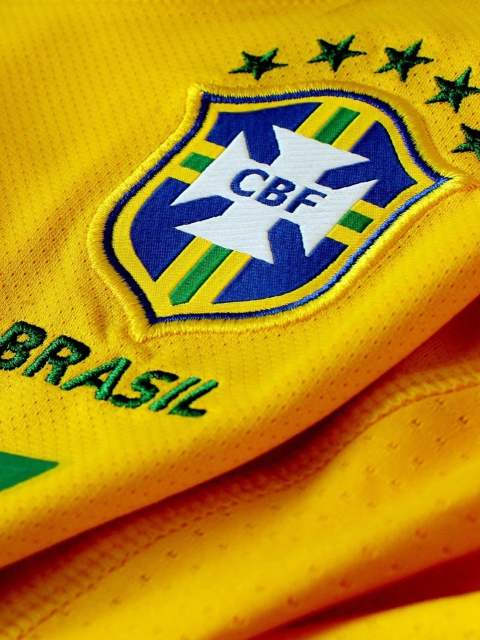 Das Brazil Football Club Wallpaper 480x640