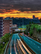 Sfondi Streets in Pittsburgh Pennsylvania 132x176