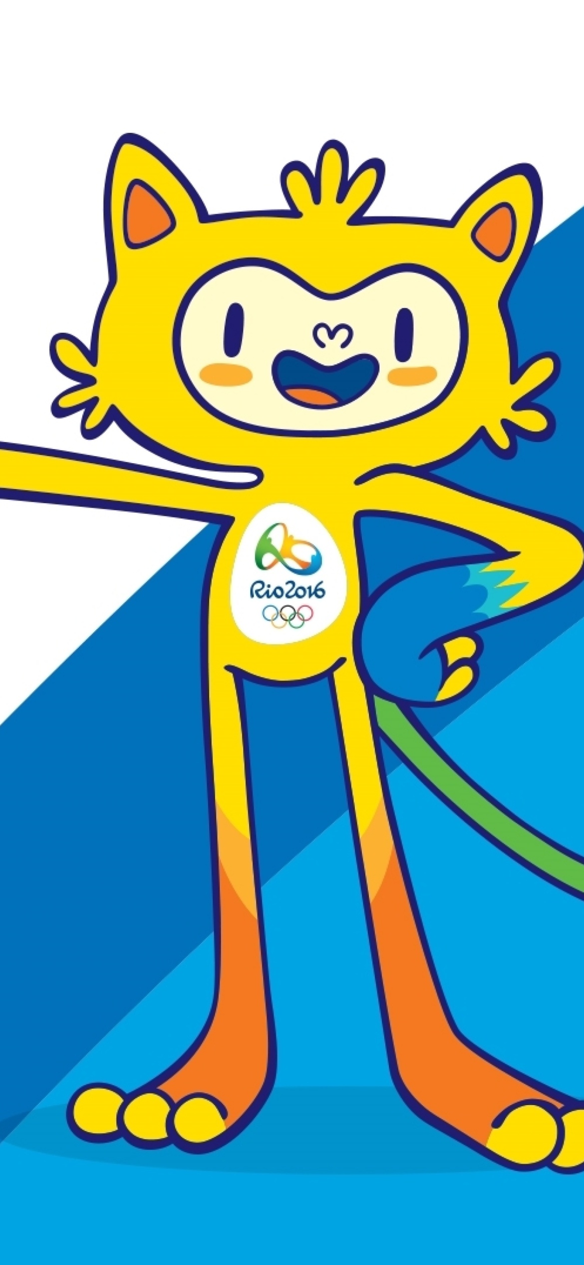 Fondo de pantalla Olympics Mascot Vinicius Rio 2016 1170x2532