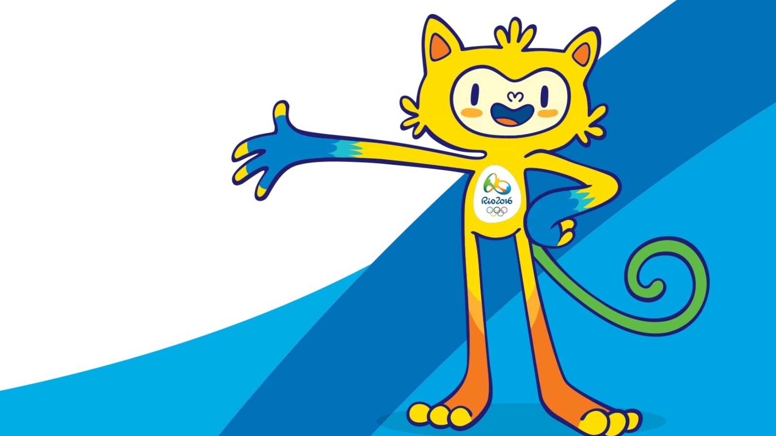 Olympics Mascot Vinicius Rio 2016 wallpaper 1600x900