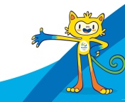 Olympics Mascot Vinicius Rio 2016 wallpaper 176x144