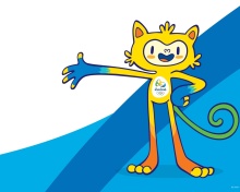 Das Olympics Mascot Vinicius Rio 2016 Wallpaper 220x176