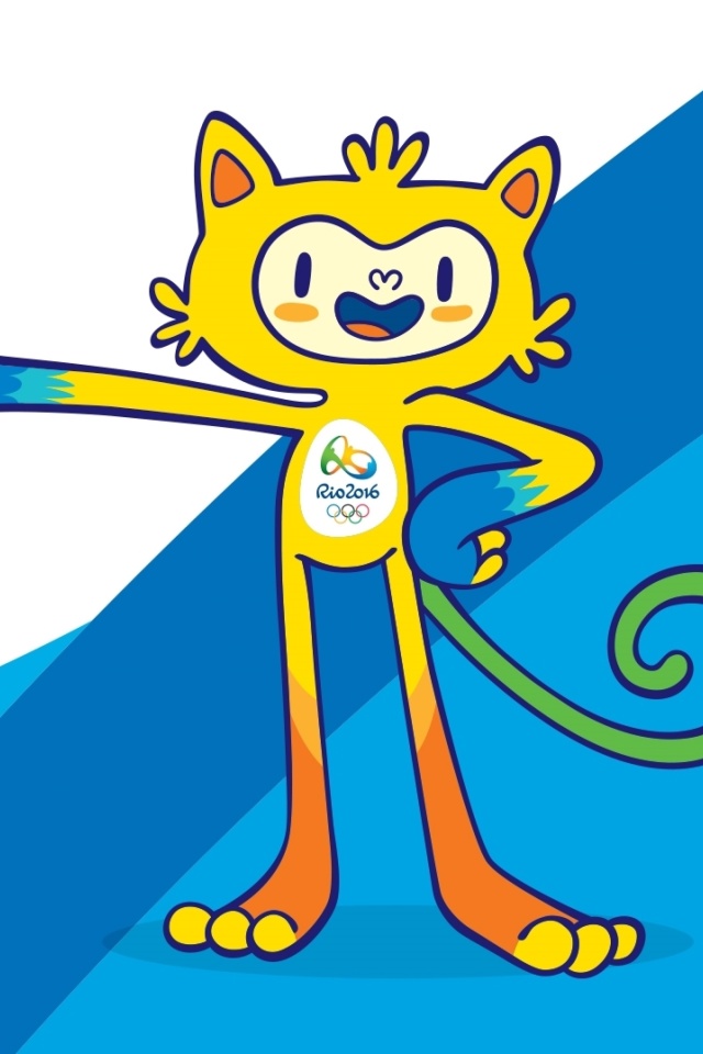 Olympics Mascot Vinicius Rio 2016 wallpaper 640x960