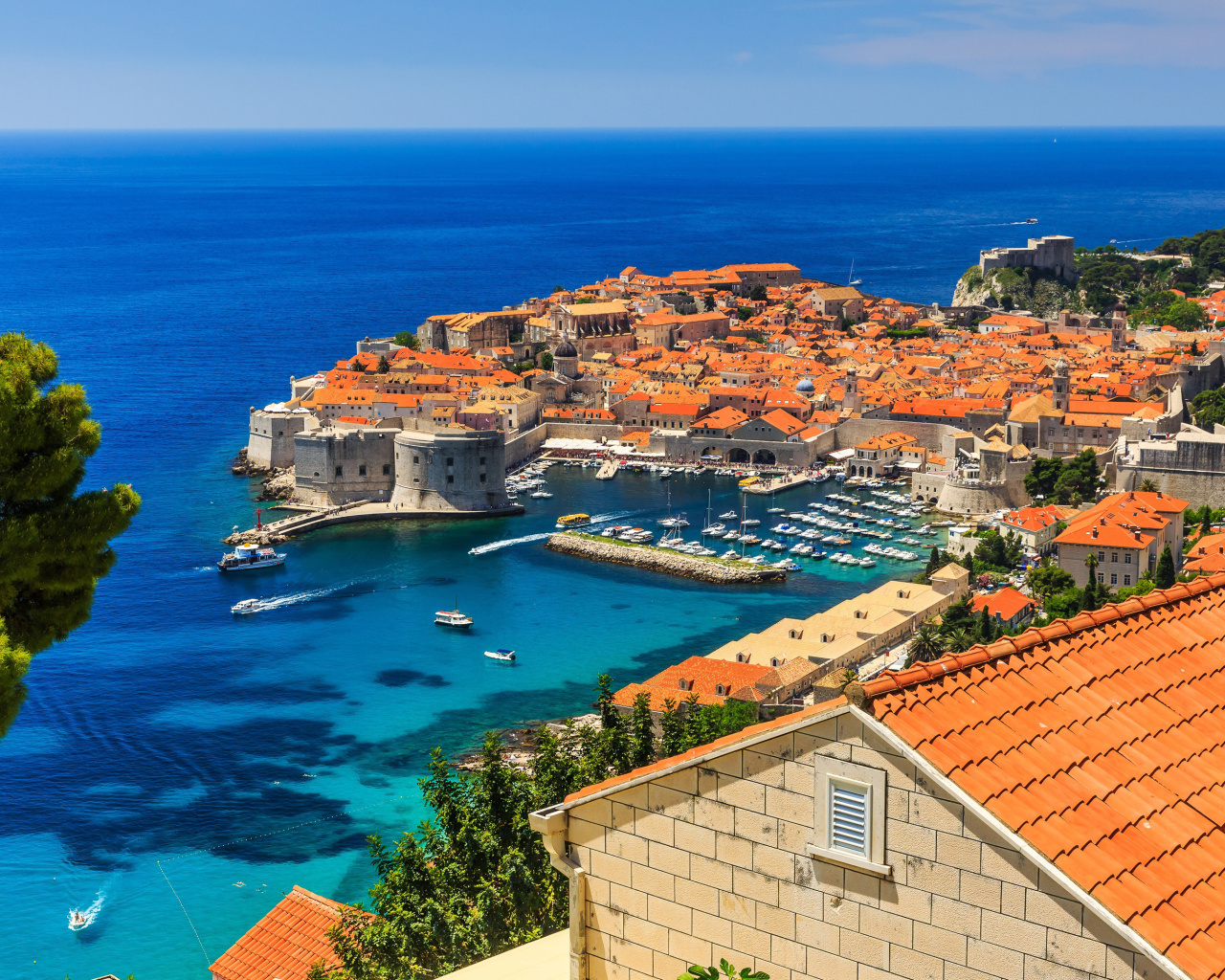 Das Walls of Dubrovnik Wallpaper 1280x1024