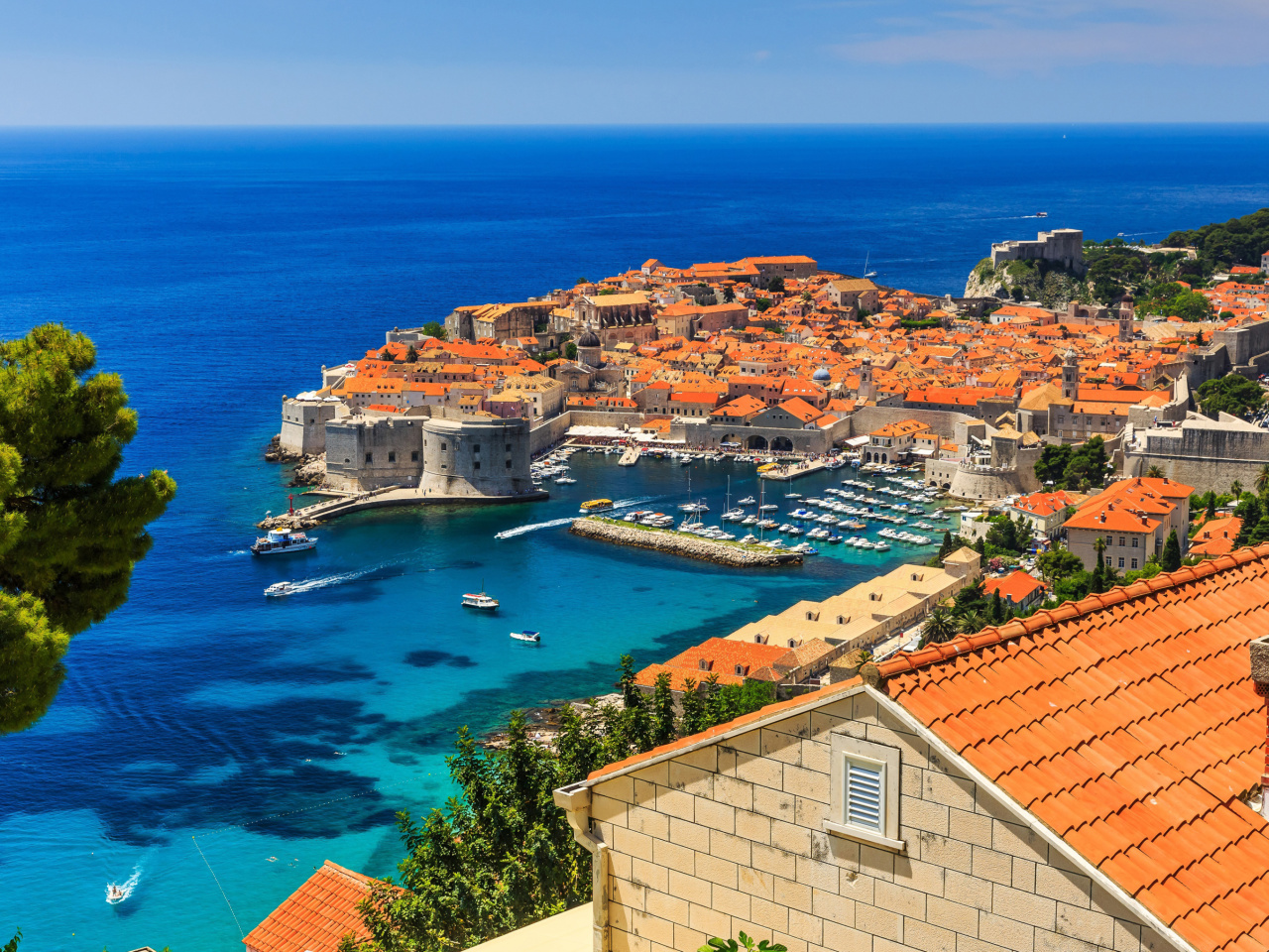 Fondo de pantalla Walls of Dubrovnik 1280x960