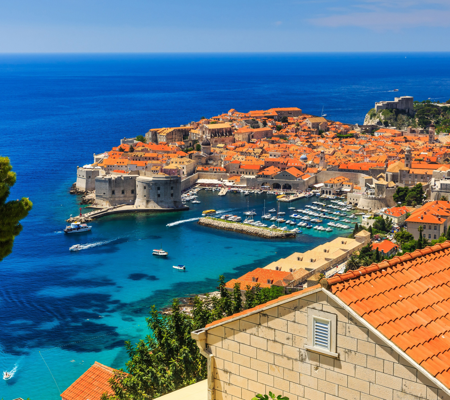 Fondo de pantalla Walls of Dubrovnik 1440x1280