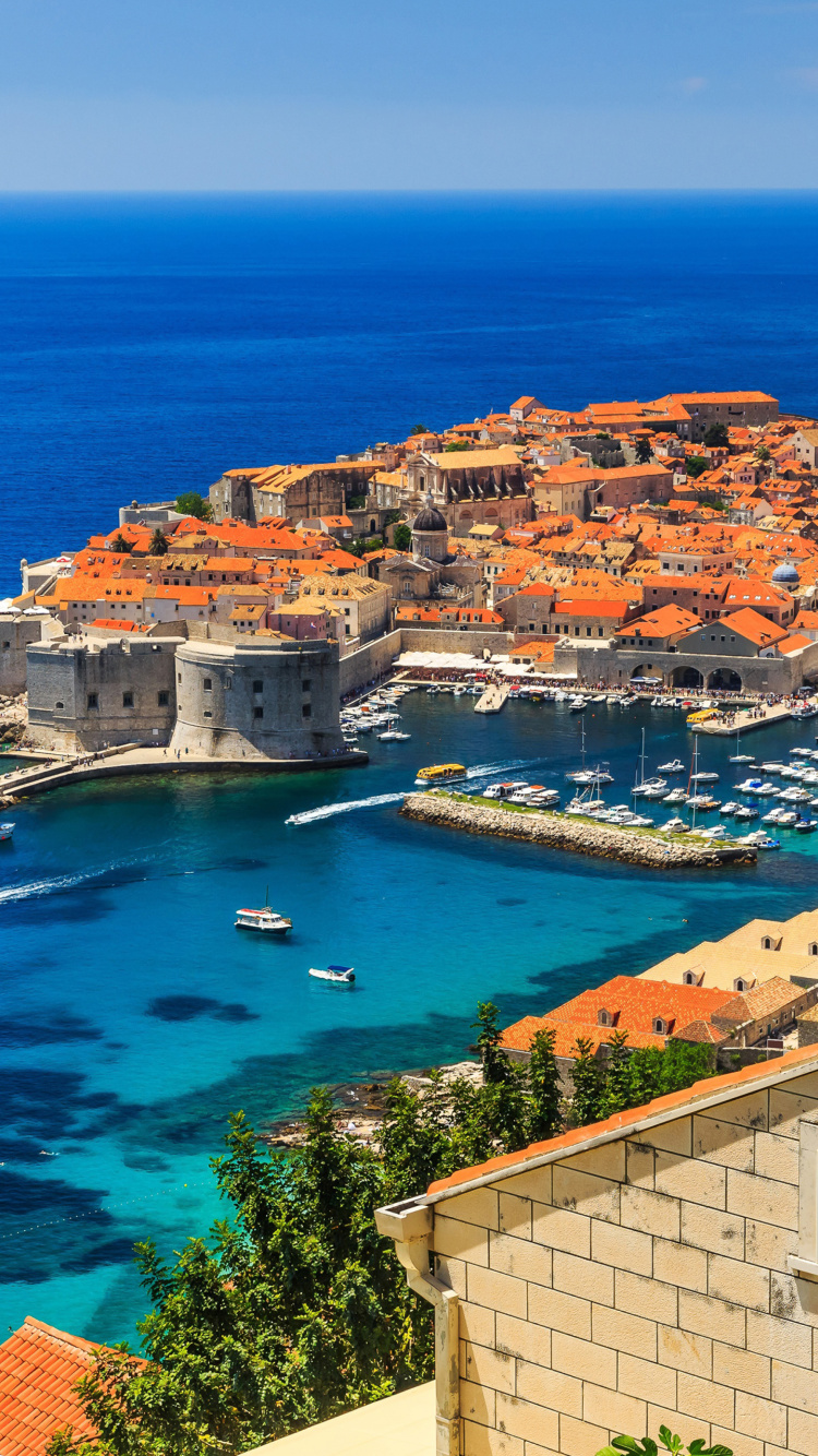 Fondo de pantalla Walls of Dubrovnik 750x1334