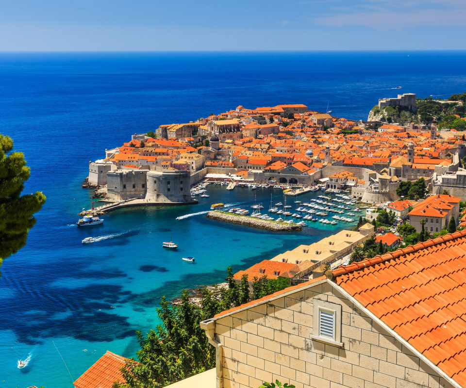 Fondo de pantalla Walls of Dubrovnik 960x800