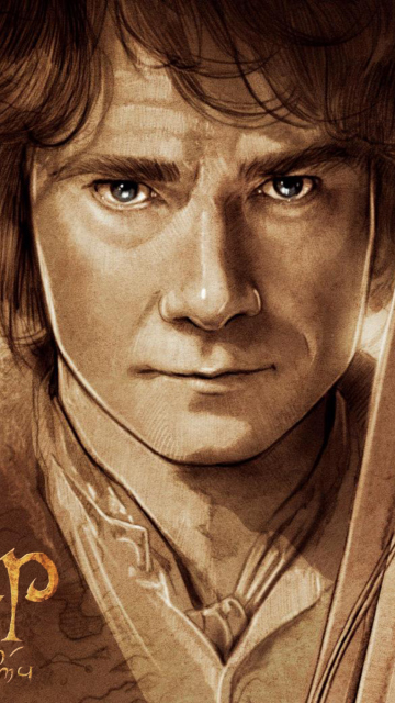 The Hobbit Bilbo Baggins Artwork screenshot #1 360x640