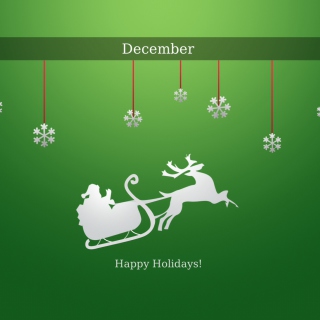 Kostenloses December Wallpaper für iPad 2